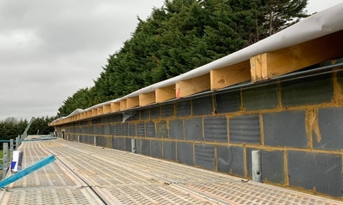 Fascia, soffit and guttering — finished job